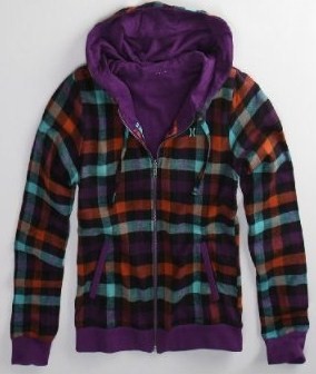 Hurley Rhodes Flannel Hoodie